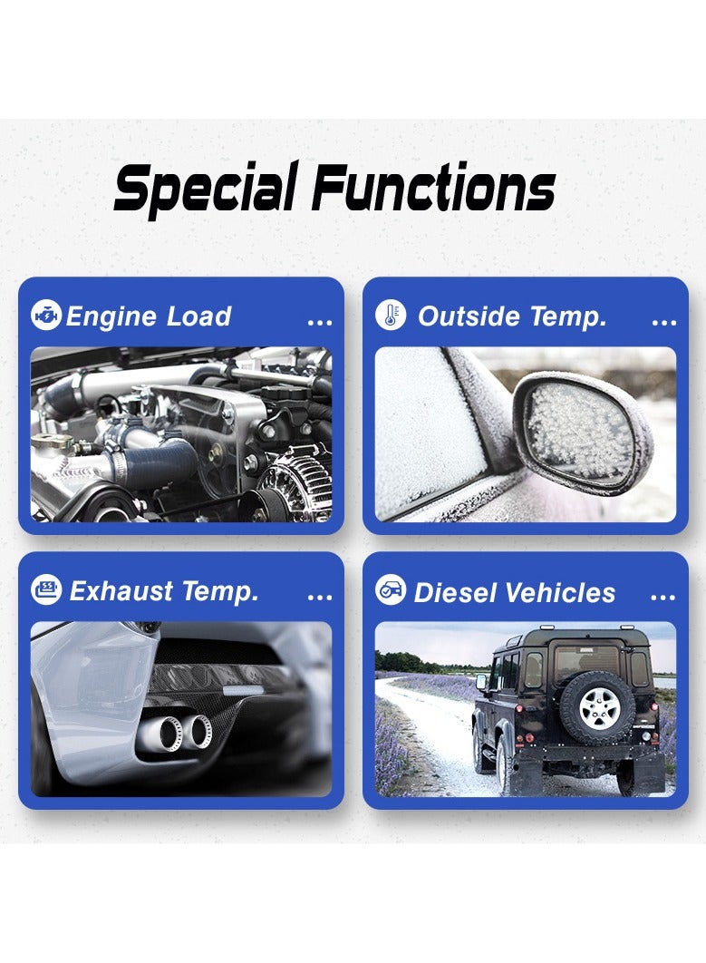 شاشة عرض رأس HUD للسيارة، مقياس ذكي OBD2+GPS، كمبيوتر السيارة، أداة السيارة متعددة الوظائف BeiDou، تعمل بشكل رائع لمعظم السيارات - Image 5